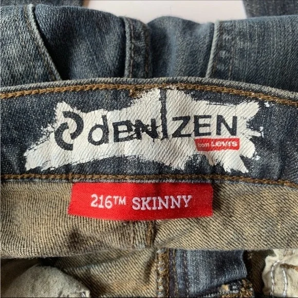 Levi’s Denizen 216 Skinny Jeans Size 10R - Picture 3 of 5